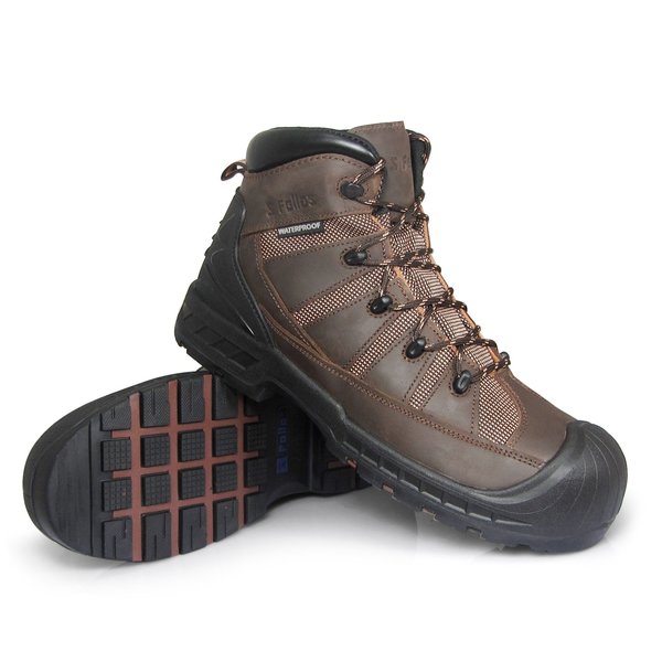 Lfc, Llc Genuine Grip® S Fellas® Men's Trekker Composite Toe Puncture Resistant Boots Sz 7.5M Brn 6300-7.5M